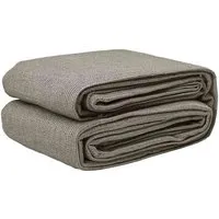 vidaXL Zeltteppich Hellgrau 400 x 400 cm Polyethylen 42000200