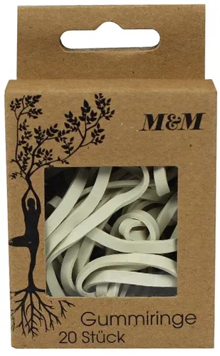 M&M Gummiringe naturweiß 20 Stück 64610895