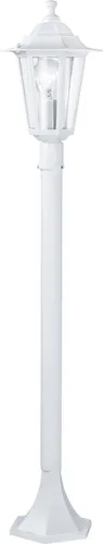 EGLO LATERNA 5 Stehleuchte - Klassische Außenbeleuchtung - Lampen: Außen-Wegeleuchte im eleganten Laternen-Design, spritzwassergeschützt (IP44) und ideal für Stadtvillen. Perfekte Beleuchtung für stilvolle Outdoor-Bereiche.