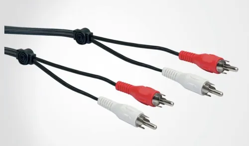 Schwaiger Cinch Kabel Audio Anschlusskabel RCA Stecker Verbindungskabel 5m Neu