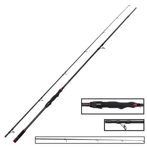 Iron Claw The Tock 2,70m 65g Spinnrute - Angelrute zum Gummifischangeln auf Zander, bietet perfekte Leitfähigkeit und tolle Wurfeigenschaften für präzises Angeln.