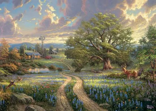 Schmidt Spiele 58461 Thomas Kinkade, Country Living, 1000 Teile Puzzle