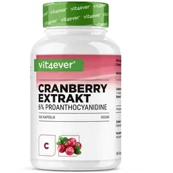 Cranberry mit Vitamin C - 365 Kapseln