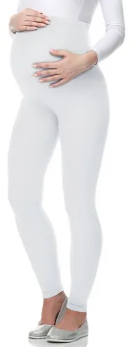 Be Mammy Umstandsleggings Lange Umstandshose aus Viskose BE-02 (1-tlg) elastischer Bund