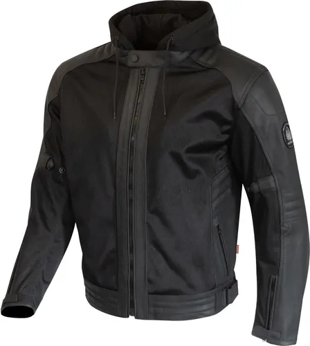 Merlin Rigger D3O Mesh Motorrad Textiljacke 2XL, schwarz