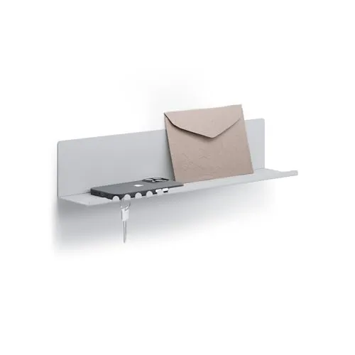 byde Helke Wandregal mit 5 Haken und Kabelhalter