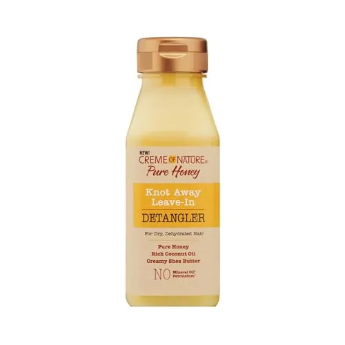Creme Of Nature Pure Honey Knot Away Leave In Detangler, Honig-Entwirrer ohne Ausspülen, 236 ml