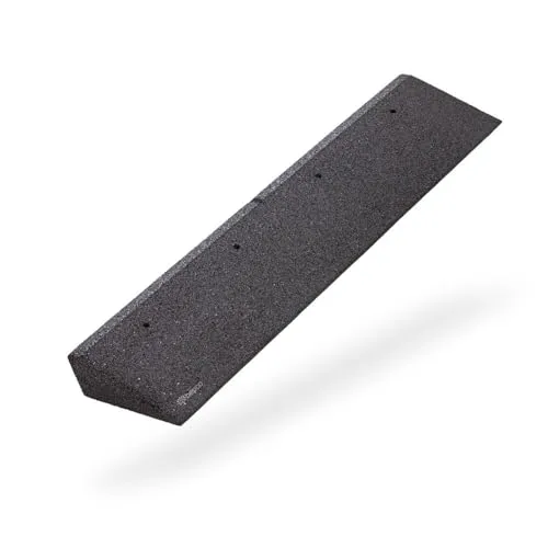 bepco Bordsteinkanten-Rampe aus Gummi, 100 x 25 x 10 mm