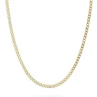 FAVS Kette 88818334 aus 925er Silber - Elegante Damenkette aus 925er Silber, zeitloses Design in Gelbgold, perfekt für jeden Anlass.