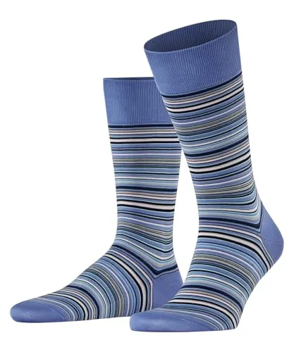 FALKE Herren Microblock M So Baumwolle Gemustert Socken, Blau Water 6550, 45-46