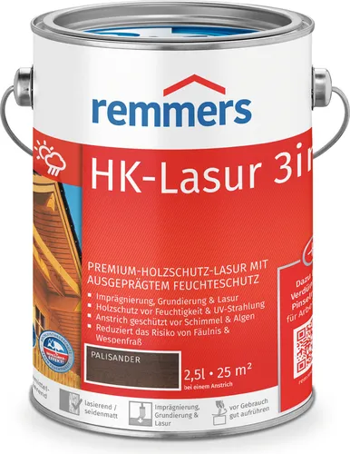 Remmers HK-Lasur 3in1 palisander, 2,5 Liter von Remmers
