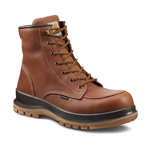 Carhartt Hamilton S3 Waterproof Wedge Boot F702901 - Tan - 47 - Arbeits- & Schutzkleidung: Wasserfester Sicherheitsstiefel mit Glasfaserzehenkappe, ideal für trockene und nasse Bedingungen, bietet hervorragenden Komfort und Traktion.