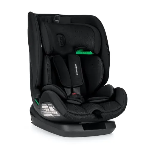 PETITE&MARS Autositz Prime Pro i-Size 76-150 cm * Isofix * Gruppe 1/2/3 * Kindersitz * 9-36 kg * Vorwärtsgerichteter (Black Air)