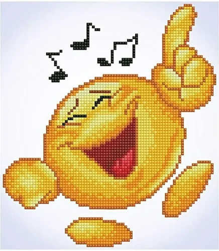Spiele Kreativ Diamond Dotz Diamond Beginner Smiley Music