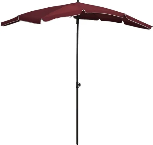 Maison Exclusive Sonnenschirm Bordeauxrot 200x130 cm mit Kippfunktion