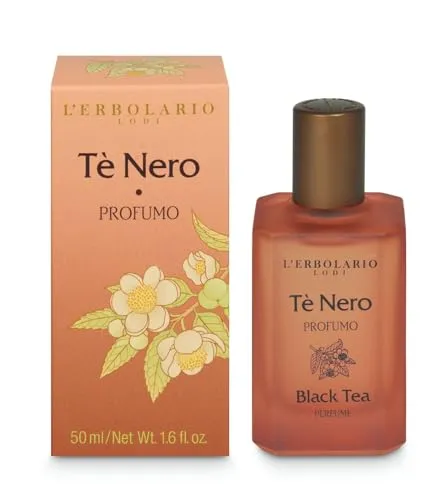 TÈ NERO Eau de Parfum 50ml - Eau de Parfum für Damen, sanfter und intensiver Unisex-Duft mit Noten von Bergamotte, Schwarztee und Vanille, ideal für jeden Anlass.