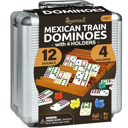 Produktbild Mexikanisches Zug-Domino-Set mit 4 Haltern