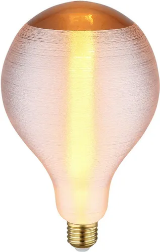 GLOBO LIGHTING LED-Leuchtmittel E27, Warmweiß, 1 St. - Elegantes LED-Leuchtmittel im birnenförmigen Design mit Glas und Messingakzenten. Es sorgt für eine warme Lichtatmosphäre und ist ideal für E27-Fassungen. Genießen Sie stilvolle Beleuchtung mit hoher Energieeffizienz.