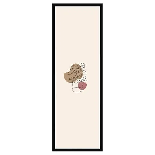 Close Up Posterrahmen 60x180 cm Schwarz Holzdekor