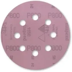 Produktbild Sia Scheibe mit Loch, 1950 siaspeed Feinstkorn, 125, 8-Loch Korn 800