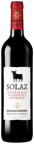 Solaz Rotwein Tempranillo trocken 0,75 L aus Spanien