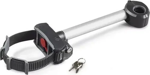 Uebler Fahrradträger für 2 Fahrräder mit Ratschenriemen, abnehmbar - Gepäckträger für 3 Fahrräder, abnehmbar und sicher durch Ratschenriemen für einfachen Transport.