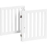 Costway Absperrgitter 60 cm hoch, 3 Paneele in Weiß - Praktisches und flexibles Absperrgitter für kleine Haustiere. Einfach aufzubauen ohne Bohren, klappbar und leicht zu transportieren – ideal für verschiedene Einsatzorte in Ihrem Zuhause.