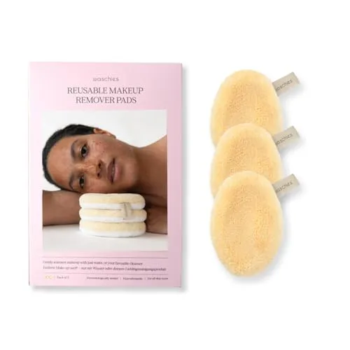 Waschies Abschminkpads 3er-Set Pastellgelb