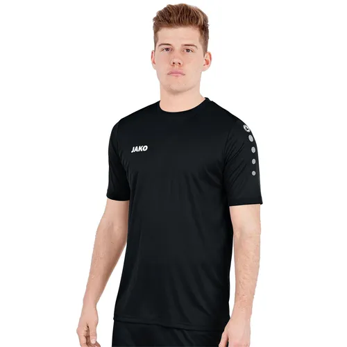 JAKO Sport-Tshirt Trikot Team Kurzarm (100% Polyester) schwarz Herren, Größe: L