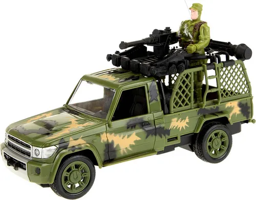 Toi-Toys Ferngesteuertes Fahrzeug Alfafox Militär Jeep mit Soldat