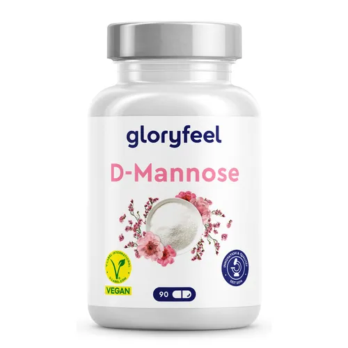 D-Mannose 2.000mg - 90 Kapseln, leicht zu schlucken + optimal dosiert