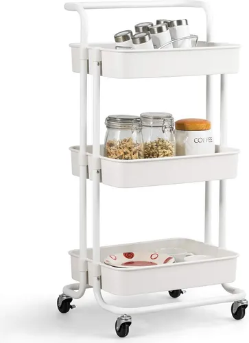 Küchenwagen Weiß von Costway