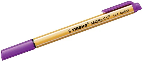 STABILO Filzstift Faserschreiber GreenPoint lila (10 Stück)