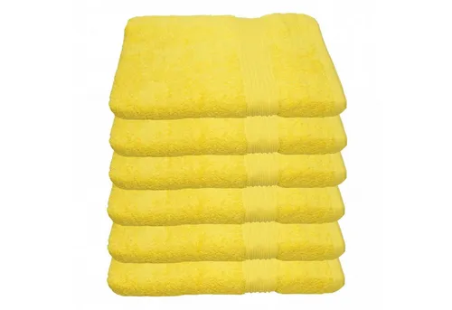 Julie Julsen Handtücher 6er Set in Gelb, 50 x 100 cm von Julie Julsen
