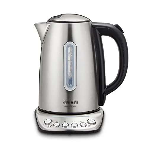 Meisterkoch Wasserkocher WK-1712 TW Edelstahl 1,7L