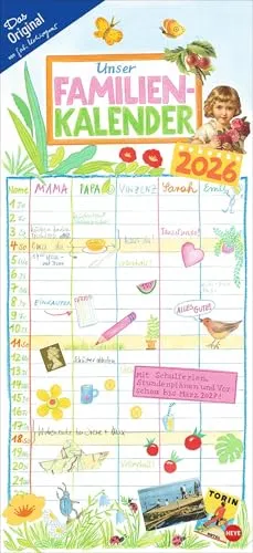 Gabi Kohwagner Unser Familienkalender 2026 von Heye