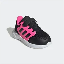 adidas Sportswear Klettschuh für Kinder schwarz 24 EU - Laufschuhe für Kinder in Größe 24, schwarz mit Lucid Pink Akzenten, ideal für sportliche Aktivitäten und einfaches An- und Ausziehen dank Klettverschluss.
