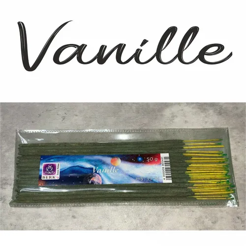 Vanille Holy Smokes Blue Line Räucherstäbchen 50g Großpackung Berk