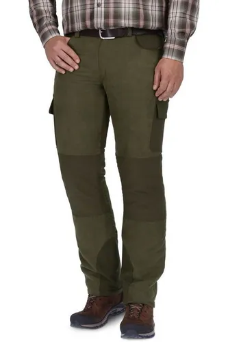 HUBERTUS Thermo Jagdhose oliv Herren - Wanderhose mit Primaloft®-Wattierung für optimale Wärmeisolierung und Geräuscharmut, ideal für Ansitz- und Winterjagd, komfortabler Sitz dank elastischem Bund.