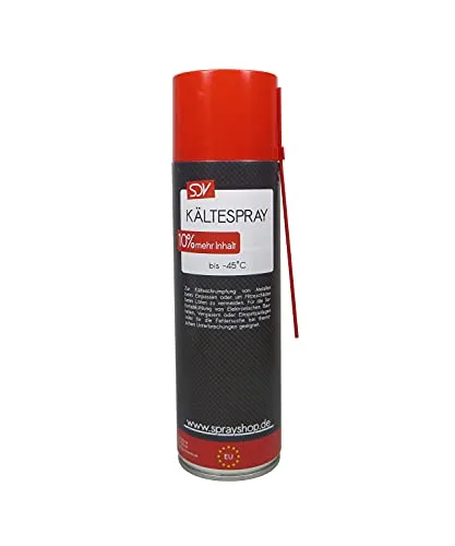 SDV Chemie Kältespray 1x 550ml Kühlspray Vereisungsspray Eisspray Spray bis -45°C