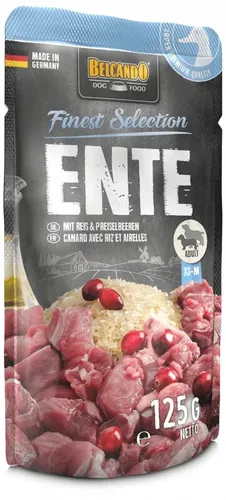 Belcando Frischebeutel 125g (EUR 11,12/ Kg ) Ente mit Reis & Preiselbeeren