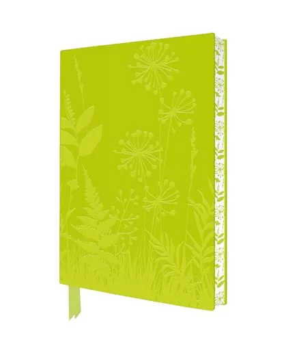 Exquisit Premium Notizbuch DIN A5: Blumenwiese: Unser hochwertiges, liniertes Blankbook mit Softcovereinband aus Kunstleder mit dreidimensionaler ... künstlerisch gestaltetem Buchschnitt