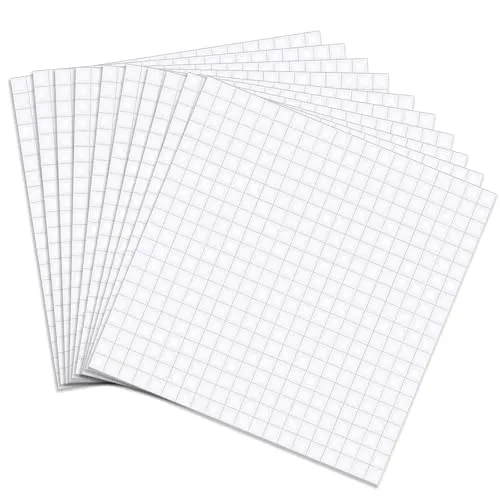 HONQX 3D Klebepads Klebepunkte Doppelseitig 4000 Stück 3D Doppelseitige Klebepads Klebepunkte Weiß 5mm Beidseitige Klebekissen zum Basteln