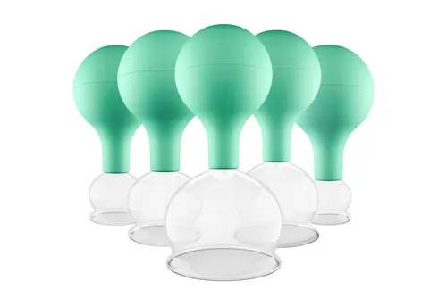 pulox Vakuum-Massager Schröpfgläser Set von pulox