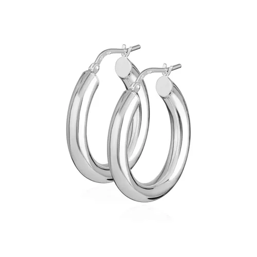 NKlaus 25mm Creolen aus 925 Silber – elegante Damenohrringe für jeden Anlass - Ohrringe für Damen, hochwertige 25mm Creolen aus 925 Silber – zeitloses Design, vielseitig kombinierbar und ideal für besondere Anlässe.