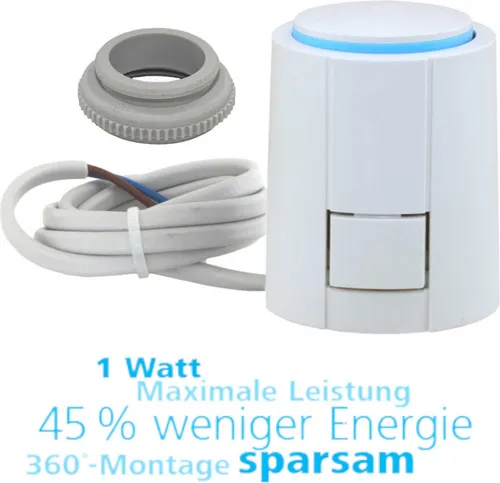 Thermoantrieb 24V NC mit VA10, Ersatz für Artiga 24V NC