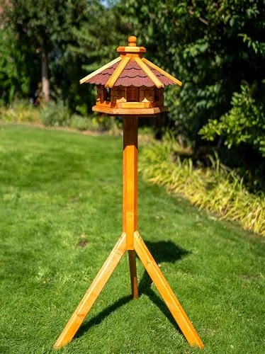 Vogelhäuschen Rot von Deko Shop Hannusch