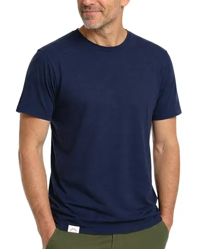 Alpenwert® Merino Shirt Herren – Funktionales Wander-T-Shirt aus 100% Merinowolle - Hochwertiges Funktionsshirt aus 100% Merinowolle für optimale Temperatur- und Feuchtigkeitsregulierung. Ideal für Sport, Outdoor-Aktivitäten und den täglichen Gebrauch. Nahtloses Design für maximalen Komfort und Bewegungsfreiheit.