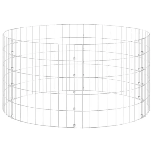 vidaXL Gartenkomposter Ø100x50 cm aus verzinktem Stahl - Komposter aus wetterfestem, rostfreiem Stahl für langlebige Nutzung. Ideal zum Sammeln von Gartenabfällen und zur Herstellung von natürlichem Dünger.