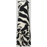 someday Damen Maxikleid QUOLLY Animal Black, 34 in schwarz von someday